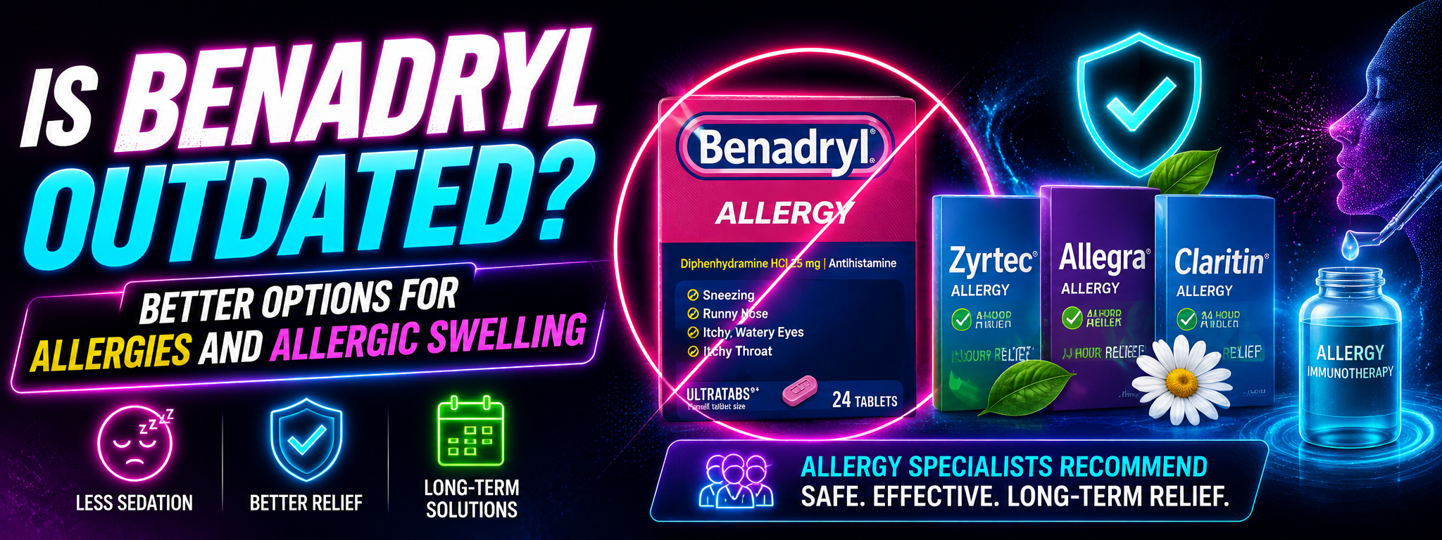 is benadryl outdated for seasonal allergies