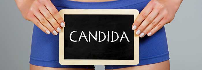 Candida word written on board