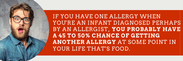 risk of developing second food allergy