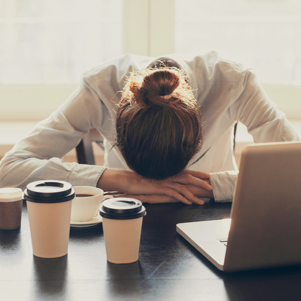 chronic fatigue at desk